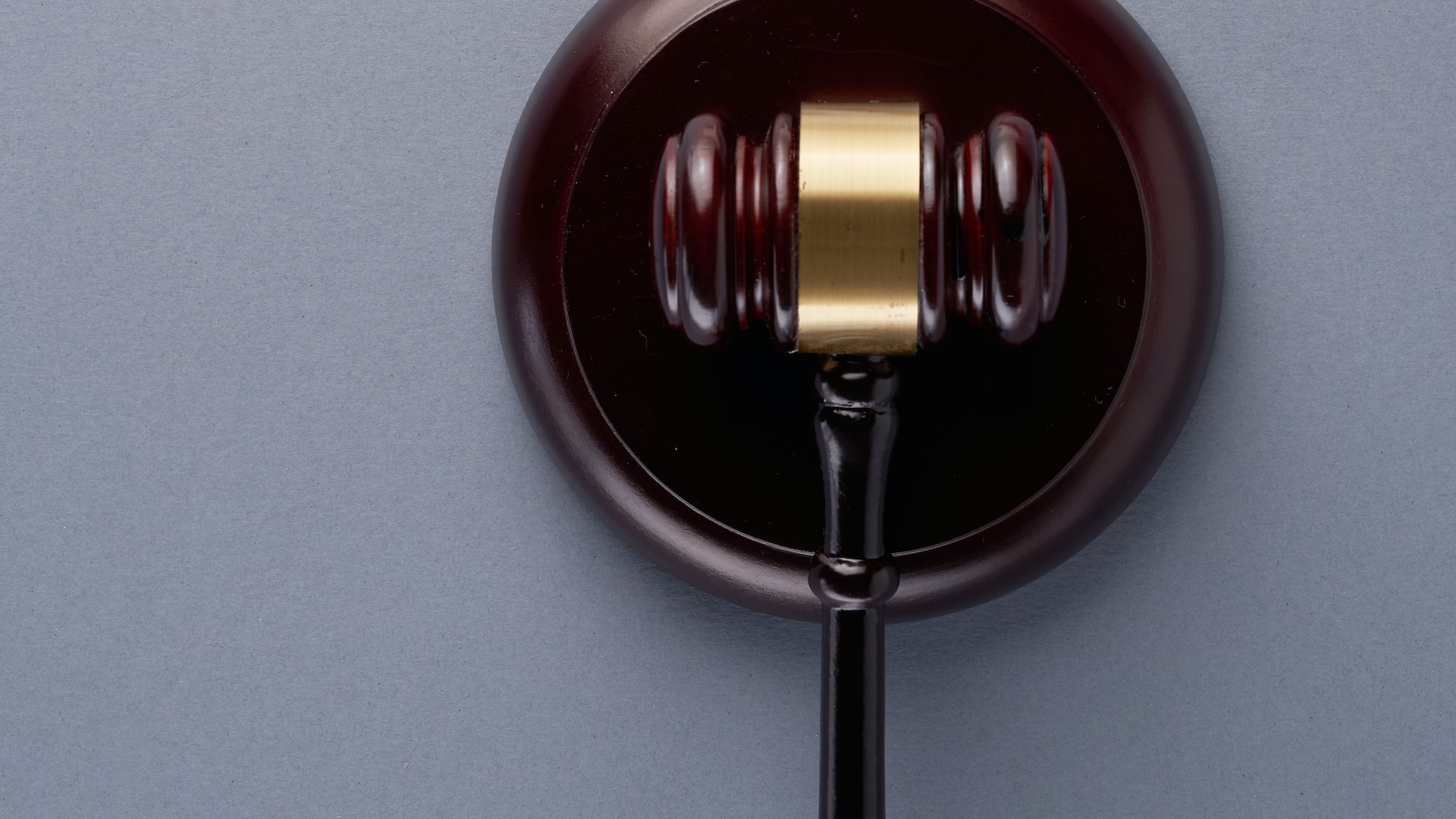 A gavel, symbolizing law and justice